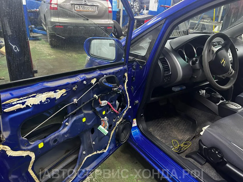 ремонт блок управления стеклоподъемников Honda Jazz